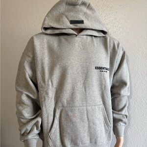 Essentials Gray Hoodie for Men